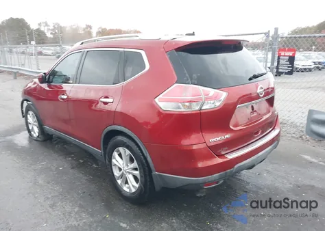 2016 Nissan Rogue Sv from USA, damaged, VIN KNMAT2MT0GP662402